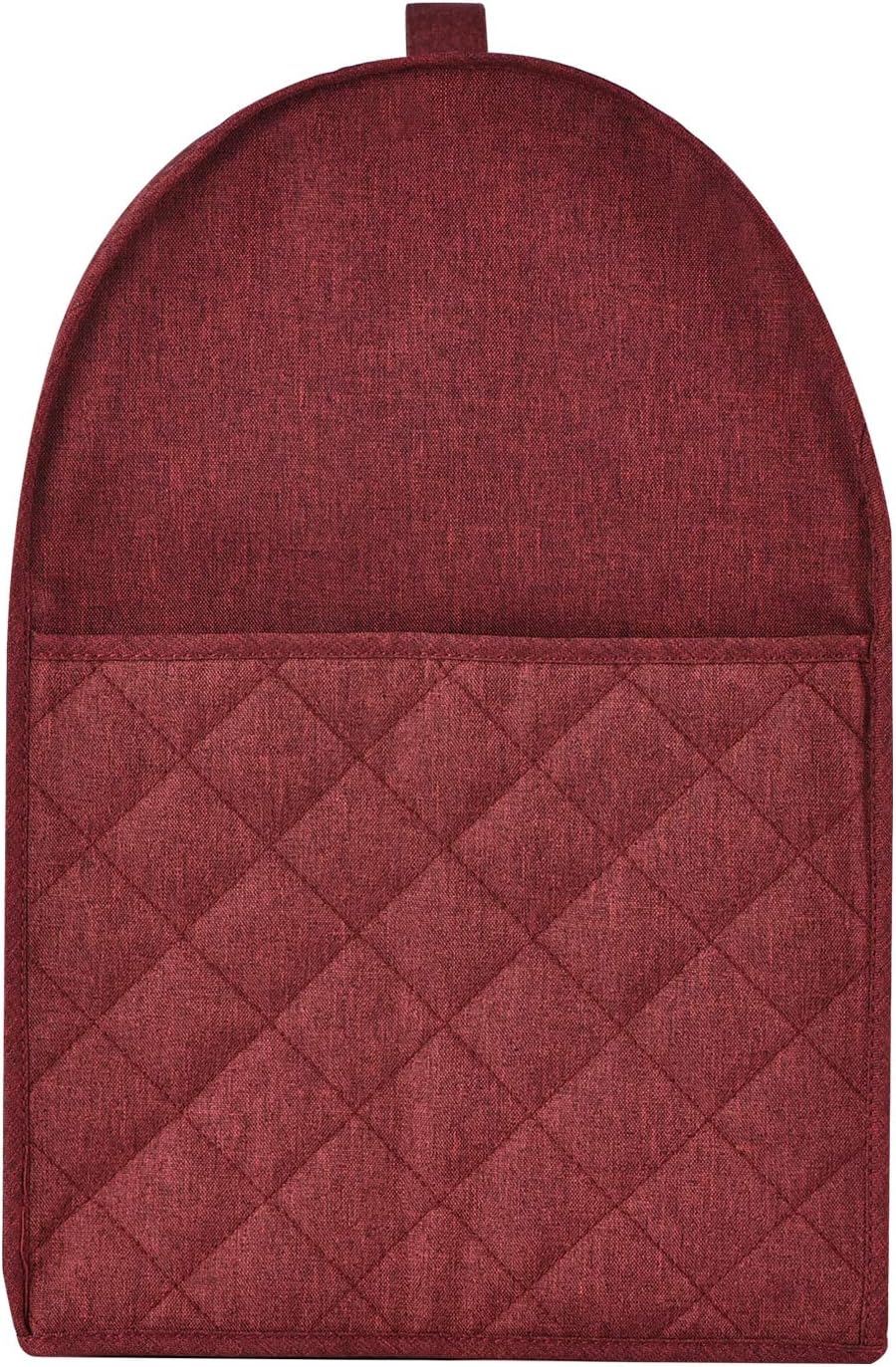 Stand Mixer Dust-proof Cover for KitchenAid Mixer，Multi Pockets for Various Kitchen Appliance Accessories，Water-resistant，Easy Cleaning (Wine red, Fit for Tilt Head 4.5-5 Quart)