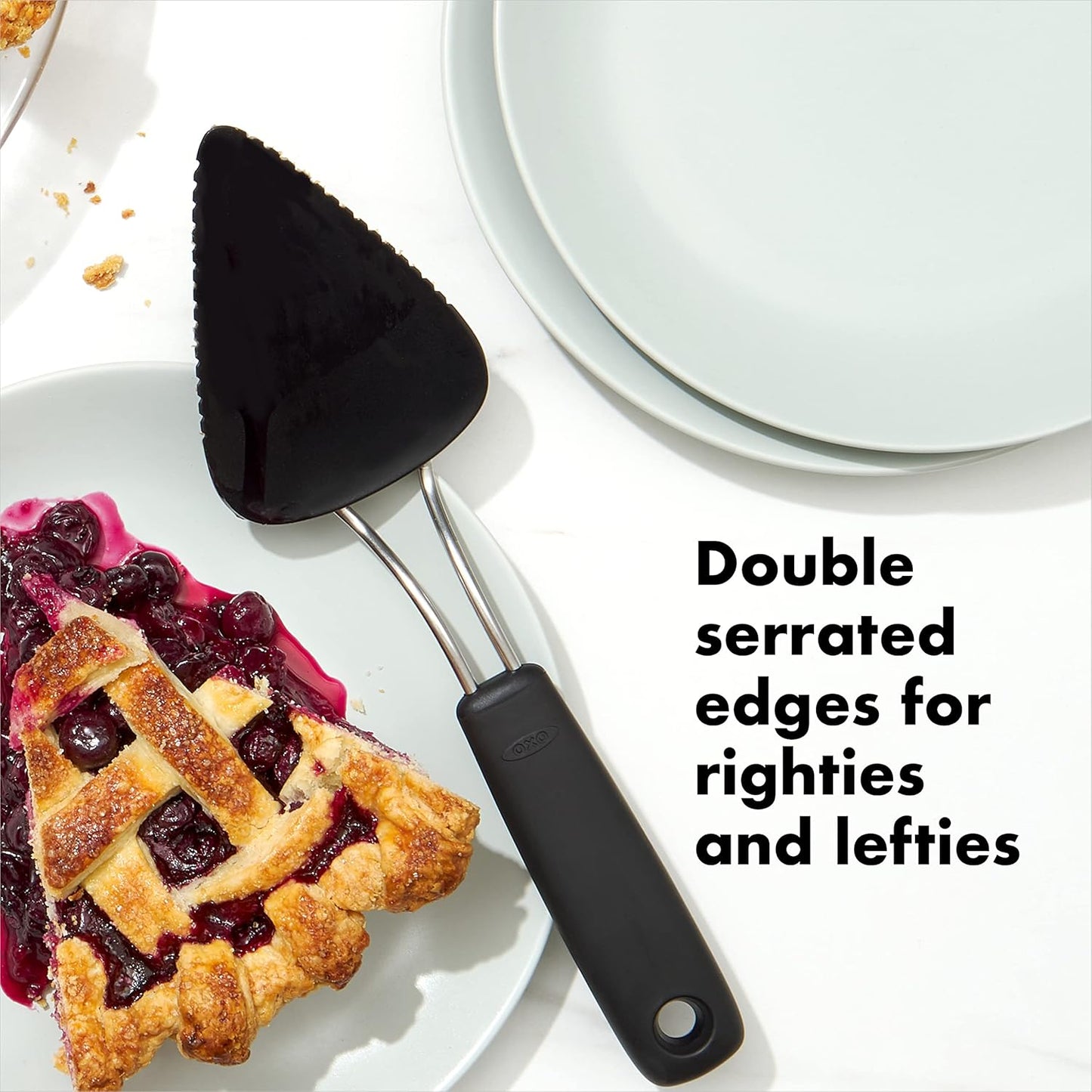 OXO Good Grips Black Nylon Flexible Pie Server (Pack of 1)