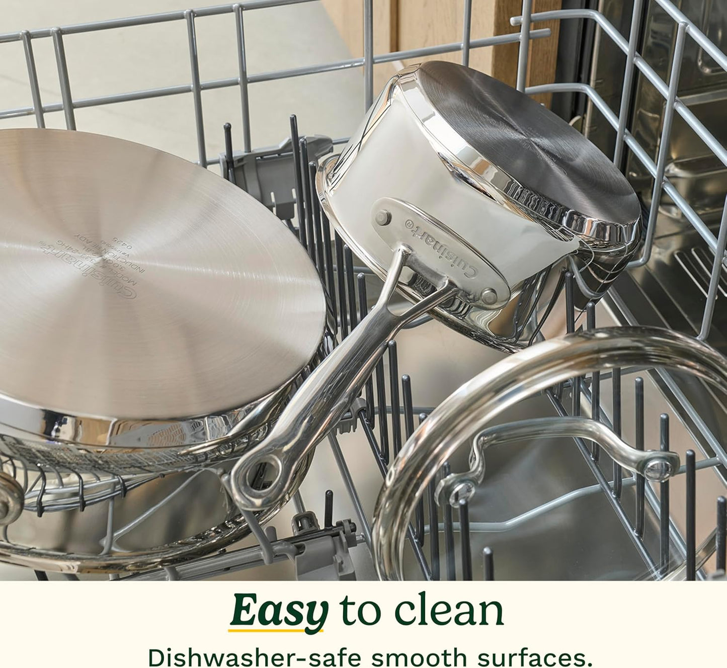 Cuisinart 77-11G Stainless Steel 11-Piece Set Chef's-Classic-Stainless-Cookware-Collection