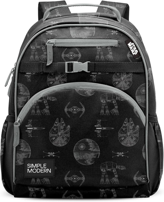Simple Modern Medium Star Wars Toddler Backpack for School Girls and Boys | Kindergarten Elementary Kids Backpack | Fletcher Collection | Kids - 15" tall | Star Wars Vehicle Schematics