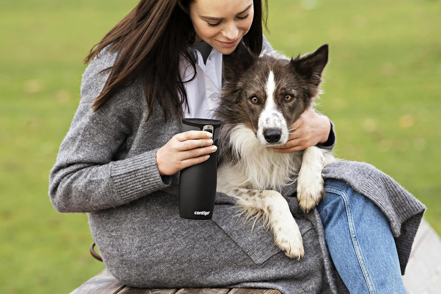 Contigo West Loop Autoseal Travel Mug, Stainless Steel Thermal Mug, Vacuum Flask, Leakproof Tumbler, Coffee Mug with BPA-Free Easy-Clean Lid