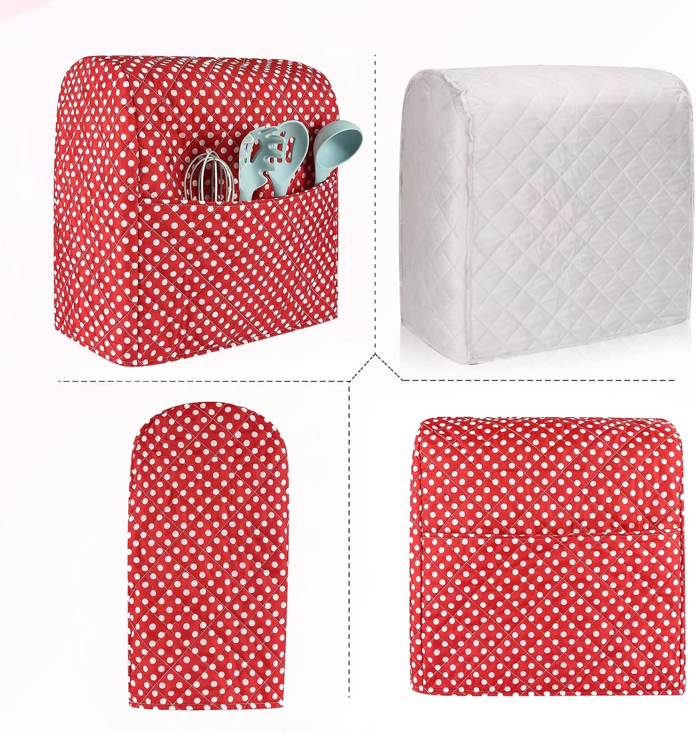 KitchenAid Mixer Cover - Compatible With 5-8 Quart Mixer, Includes Pockets
