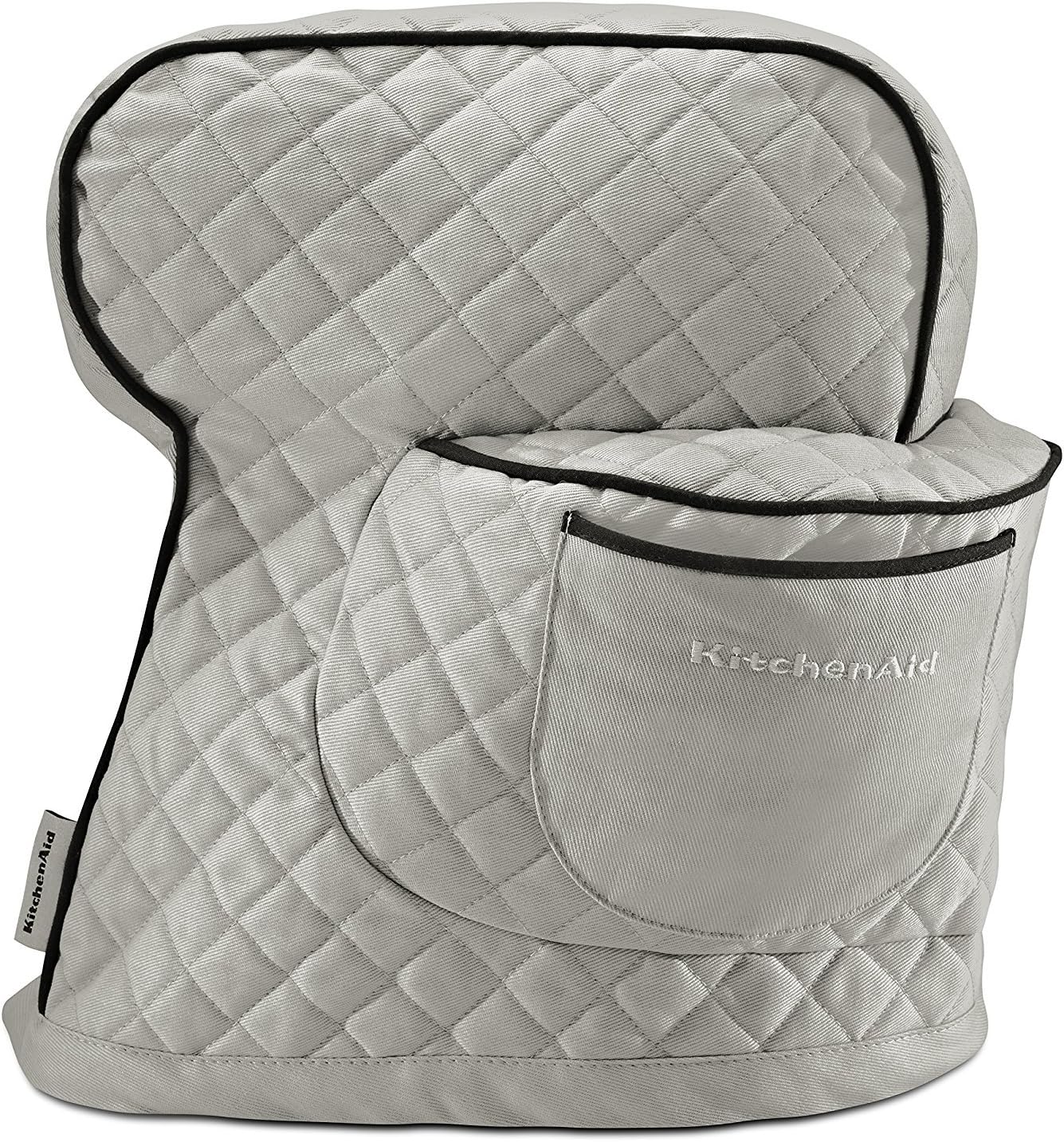 KitchenAid KSMCT1SF Fitted Stand Mixer Cover, Silver Frost