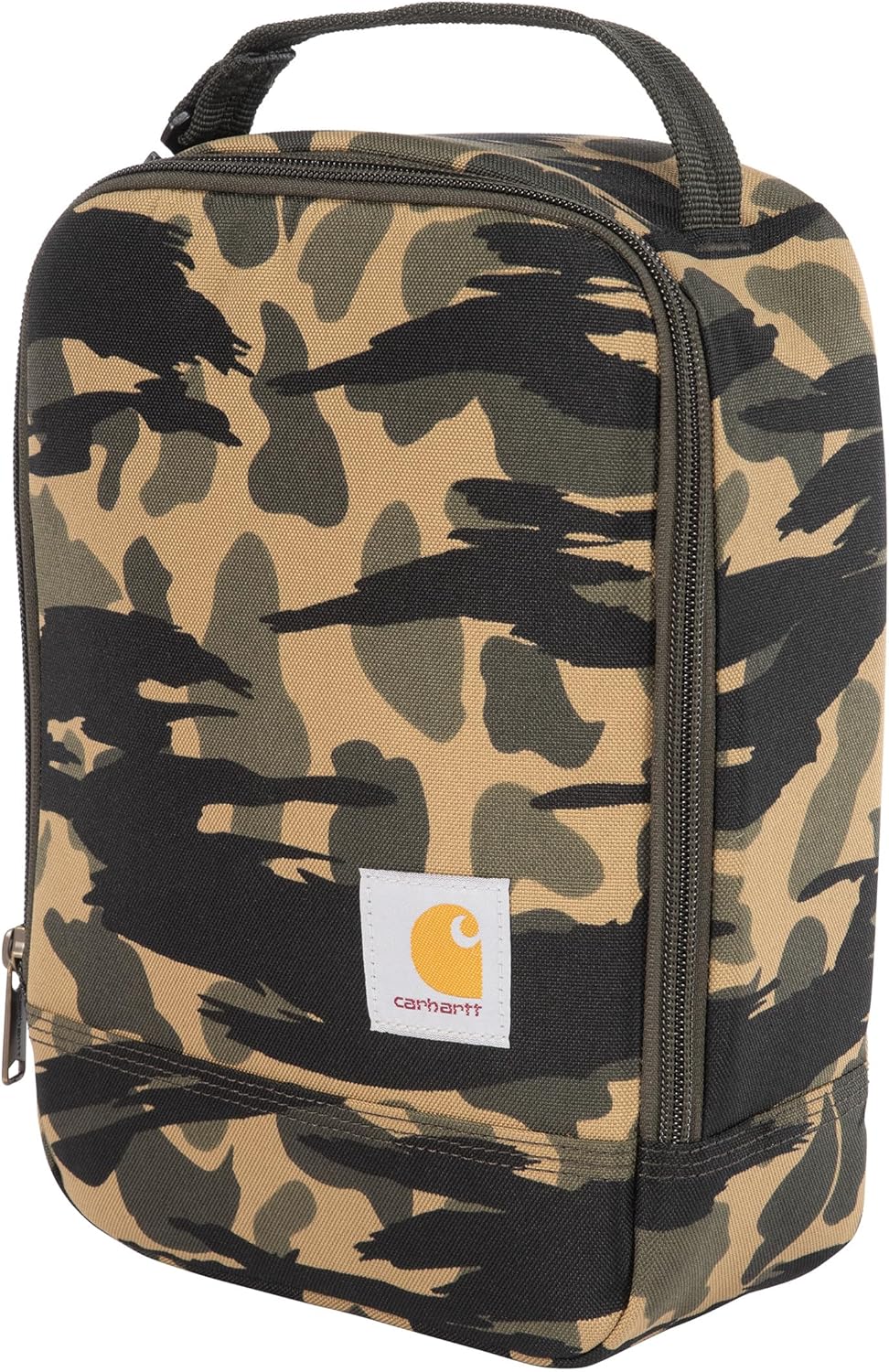 CarharttInsulated Lunch Cooler For Men and Women, Fully Insulated Lunch Pale for Everyday Use, Blind Duck Camo